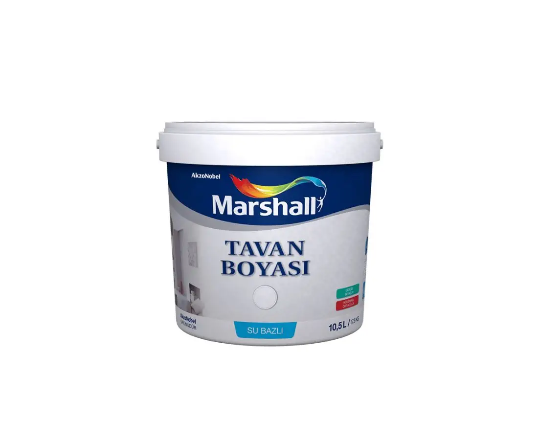 ჭერის საღებავი 1119 3,5კგ marshall — ინტერიერის საღებავი